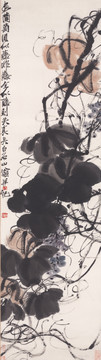 齐白石博物馆原画扫描 紫葡萄