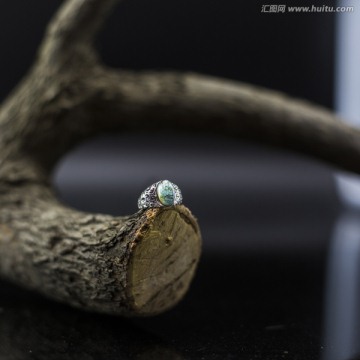 绿松石戒指指环文玩首饰
