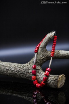 红珊瑚红玛瑙项链手链锁骨链