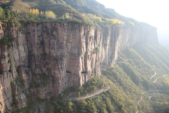 太行山脉 壁挂公路