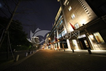 外滩商业街夜景