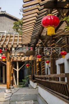古风建筑 木结构建筑 传统文化