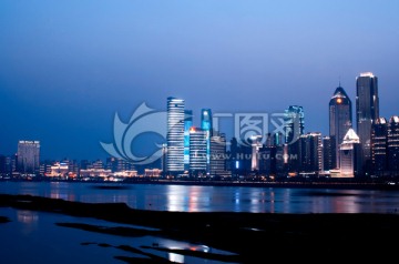 南昌红谷滩夜景 滨江夜色