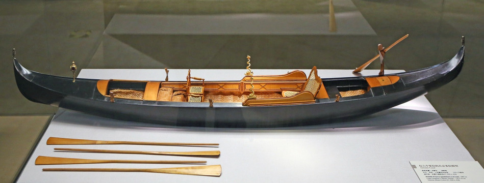 六桨大贡多拉船模型