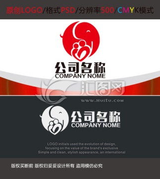 养老养生大象 LOGO