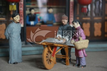泥塑 塑像 雕塑 乔家大院