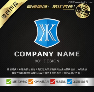 K字母LOGO设计