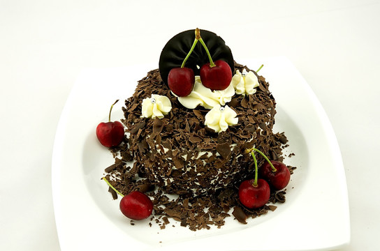 樱桃黑巧克力芝士蛋糕