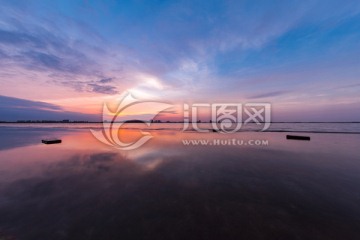 上海 滴水湖傍晚
