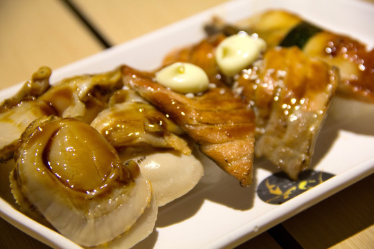 日式美食 鲍鱼 鳗鱼寿司