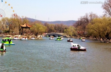 湖面美景