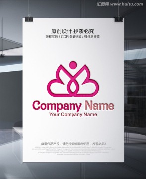 美容LOGO 瑜伽健身logo