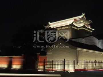 北京德胜门夜景