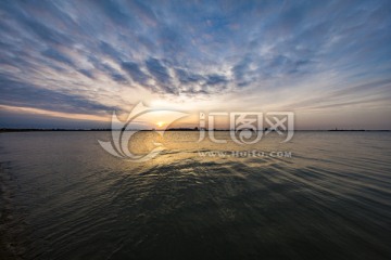 滴水湖日落