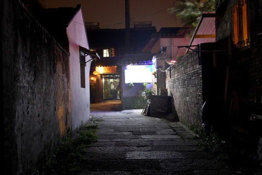 古镇夜景
