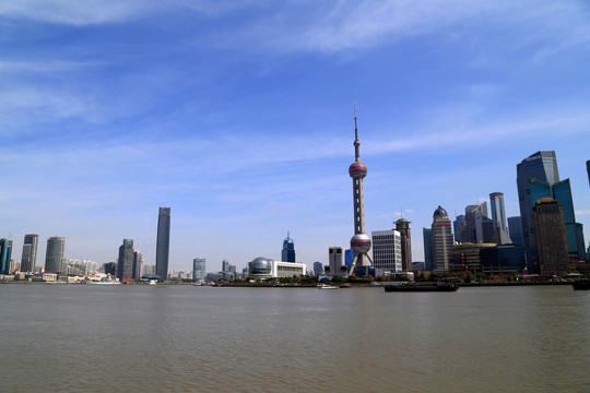 上海 黄浦江 两岸建筑