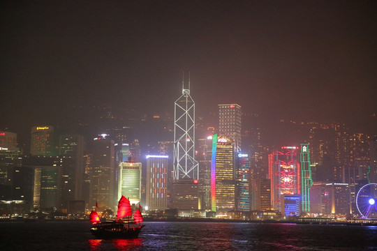 维多利亚港夜景