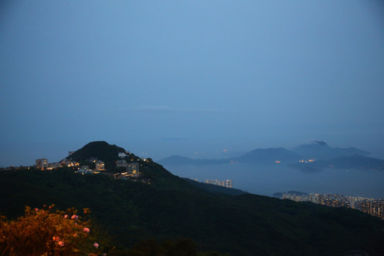 傍晚的太平山