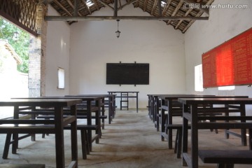旧社会 书院 教室
