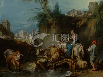 欧洲古典人物油画