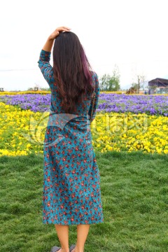 美少女背影