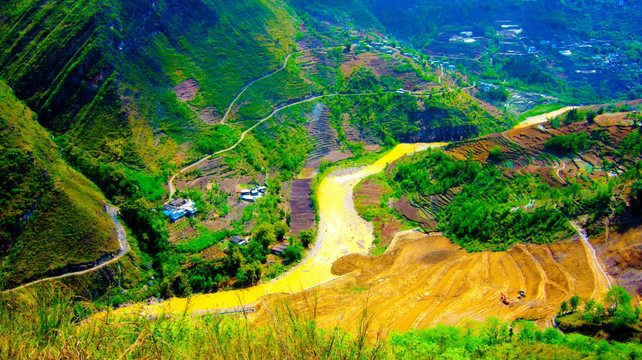 河流  河谷