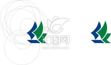 LK变换的帆船型logo