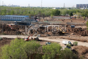 地铁建设现场