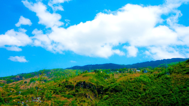 远山  白云