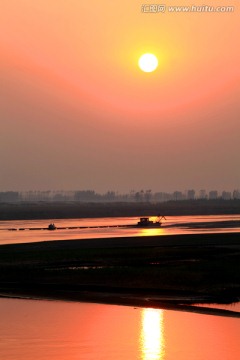 黄河落日