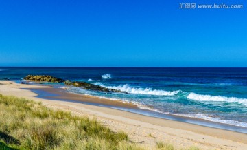 阳光沙滩浪花