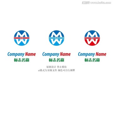 M字母logo