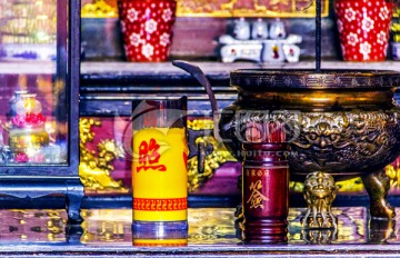 签筒 香炉 雁峰寺