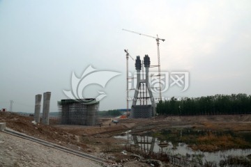 潮白河大桥建设