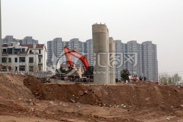 潮白河大桥建设