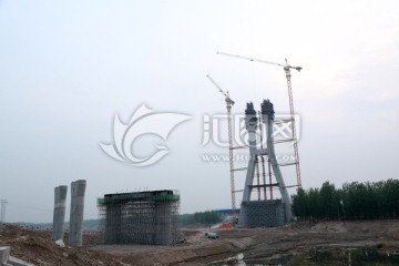 潮白河大桥建设