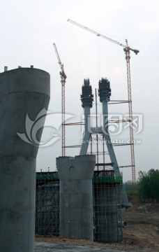 潮白河大桥建设