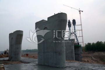 潮白河大桥建设