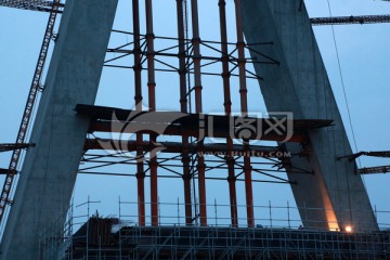 潮白河大桥建设