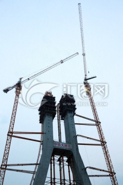 潮白河大桥建设