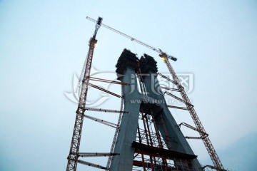 潮白河大桥建设