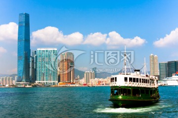 香港风光 维多利亚港