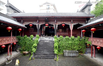 陕西省略阳江神庙江神殿