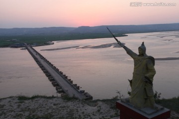 秦晋黄河浮桥