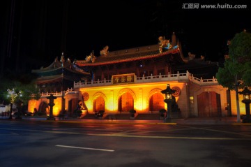 上海静安寺夜景