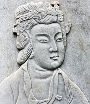 唐代仕女雕像