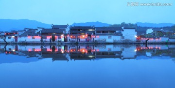 宏村 南湖夜景