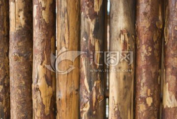 木头墙