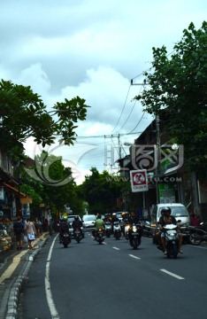 巴厘岛乌布街道