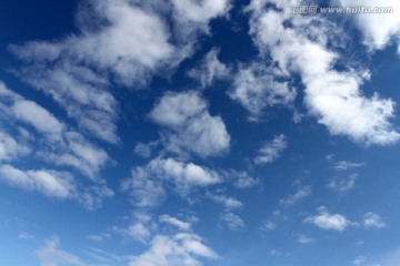 蓝天 白云 天空 云彩 天 云
